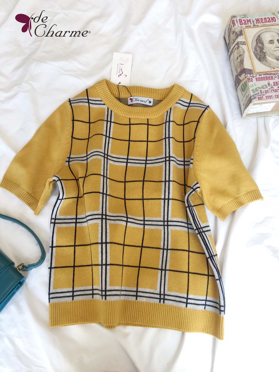 ÁO LEN KẺ Ô VUÔNG  - 82080088N