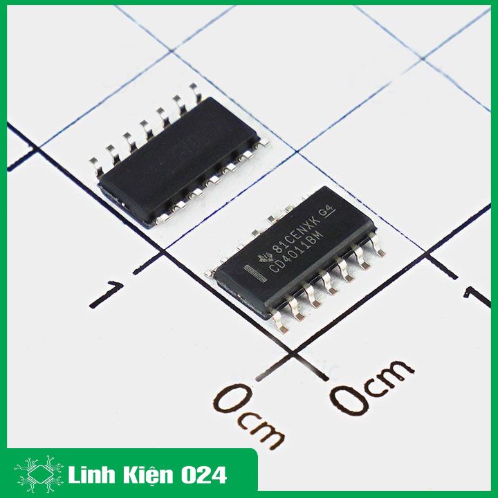 IC CD4011 SOP14/DIP14 - CMOS 4 cổng NAND