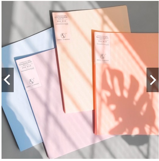 Bìa nhựa , File lá Clear Book A4 8 màu Molandi đủ loại 20/30 lá