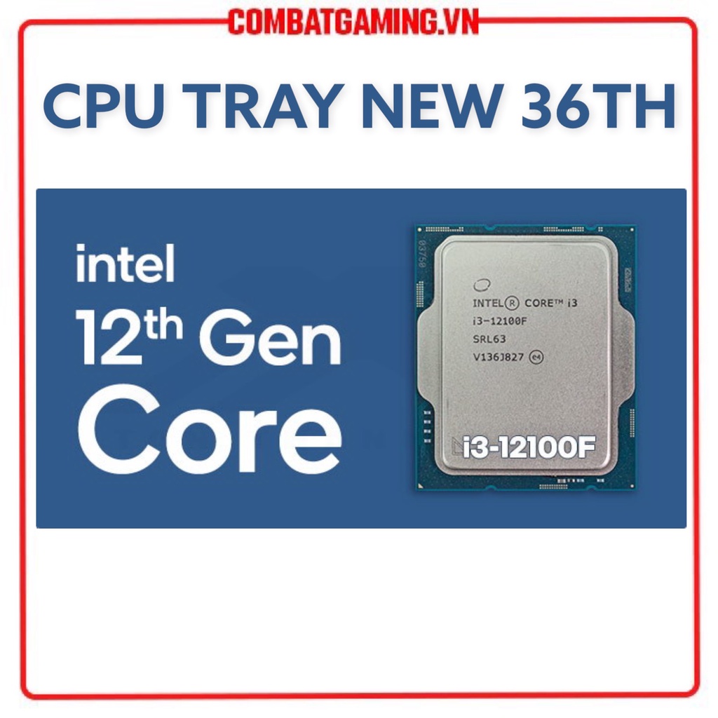 Bộ Vi Xử Lý Intel Core i3 12100F (Box Chính Hãng Viễn Sơn)