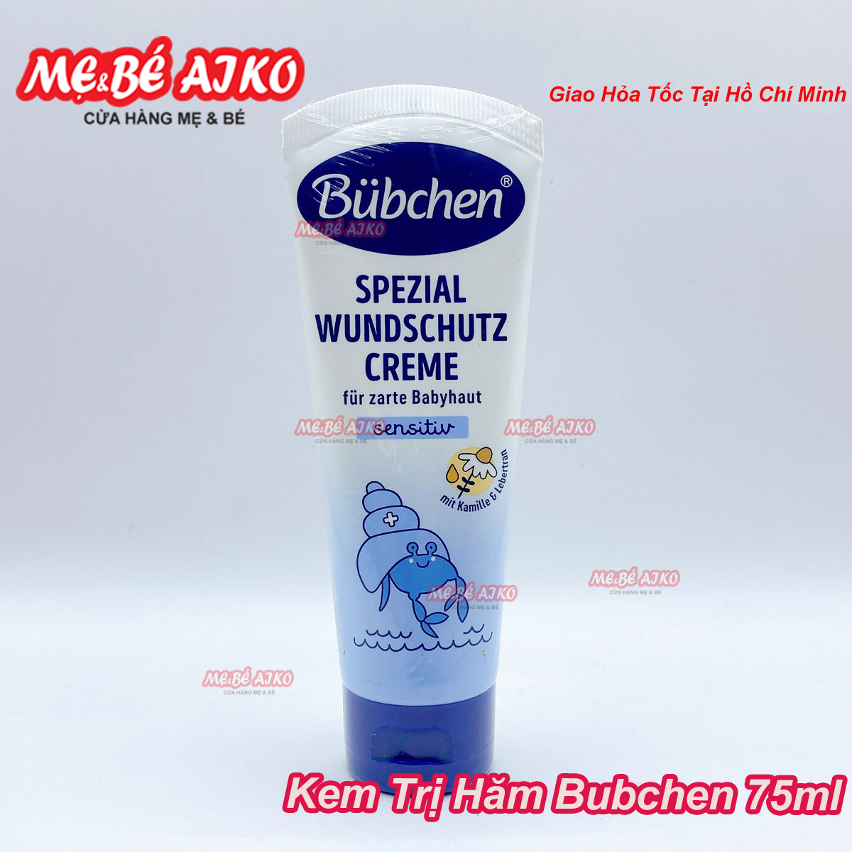 Kem Giảm hăm Bubchen dùng cho bé bị hăm tuýp 75ml