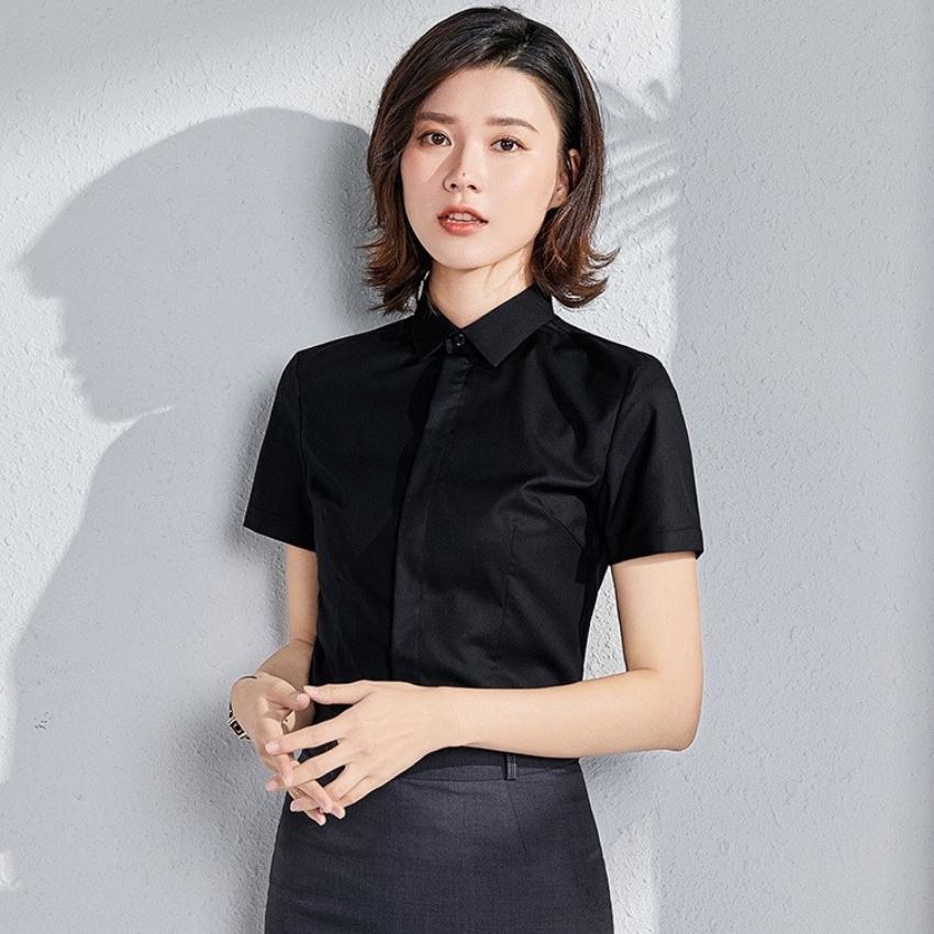 Áo sơ mi nữ ngắn tay công sở Mã T8875 TẬP ĐOÀN THỜI TRANG Chất vải mềm mịn thoáng mát Thiết kế nữ tính thanh lịch