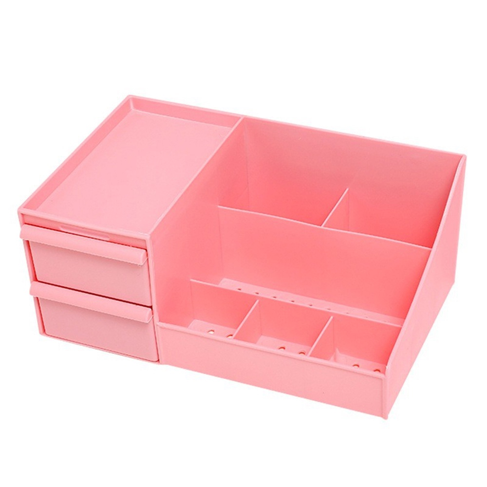 Kệ Đựng Mỹ Phẩm T25, Khay Đựng Mỹ Phẩm Đồ Trang Điểm Đa Năng 5 Màu 2 Tầng Nhiều Ô Tiện Ích