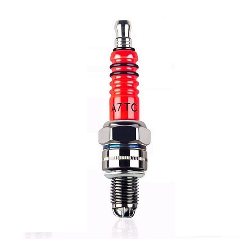 【Có hàng sẵn】 A7TJC Bugi đánh lửa 3 điện cực chuyên dụng dành cho xe máy 50CC-150CC
