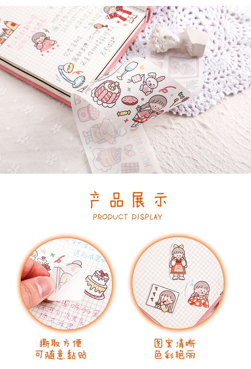 Sticker Cute Trang Trí Sổ Tay, Note Nhiều Mẫu