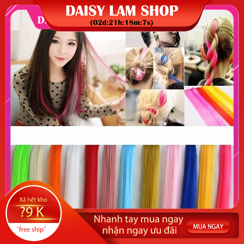❤ RẺ NHẤT❤ LINE TÓC TƠ HIGHLIGHT CÓ GHIM CÀI N002
