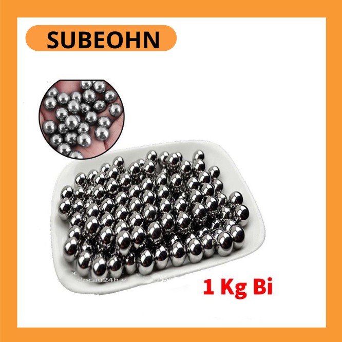 1Kg Bi trục xe - bằng sắt - loại 6.35mm, bóng tròn đều không lo rỉ sét