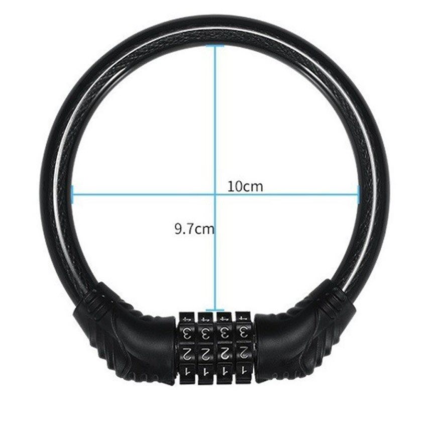 Khóa xe đạp 4 số đổi được mã chất lượng cao