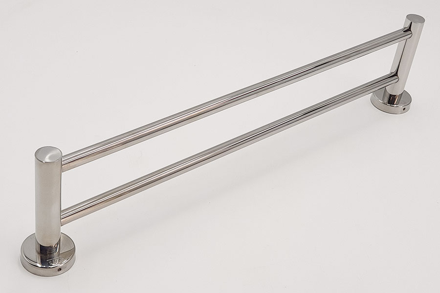 Máng treo khăn đôi Inox SUS 304 Eurolife EL-B4 (Trắng bạc)