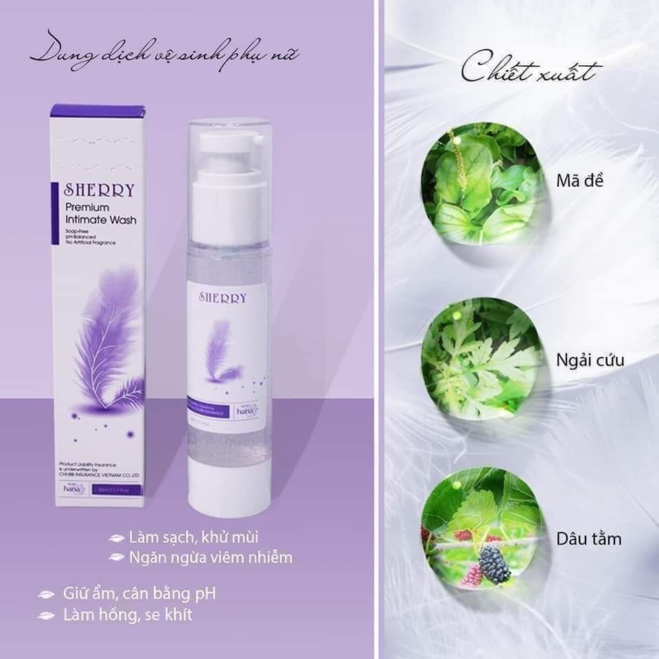 Dung dịch vệ sinh phụ nữ Sherry Hara White Riori