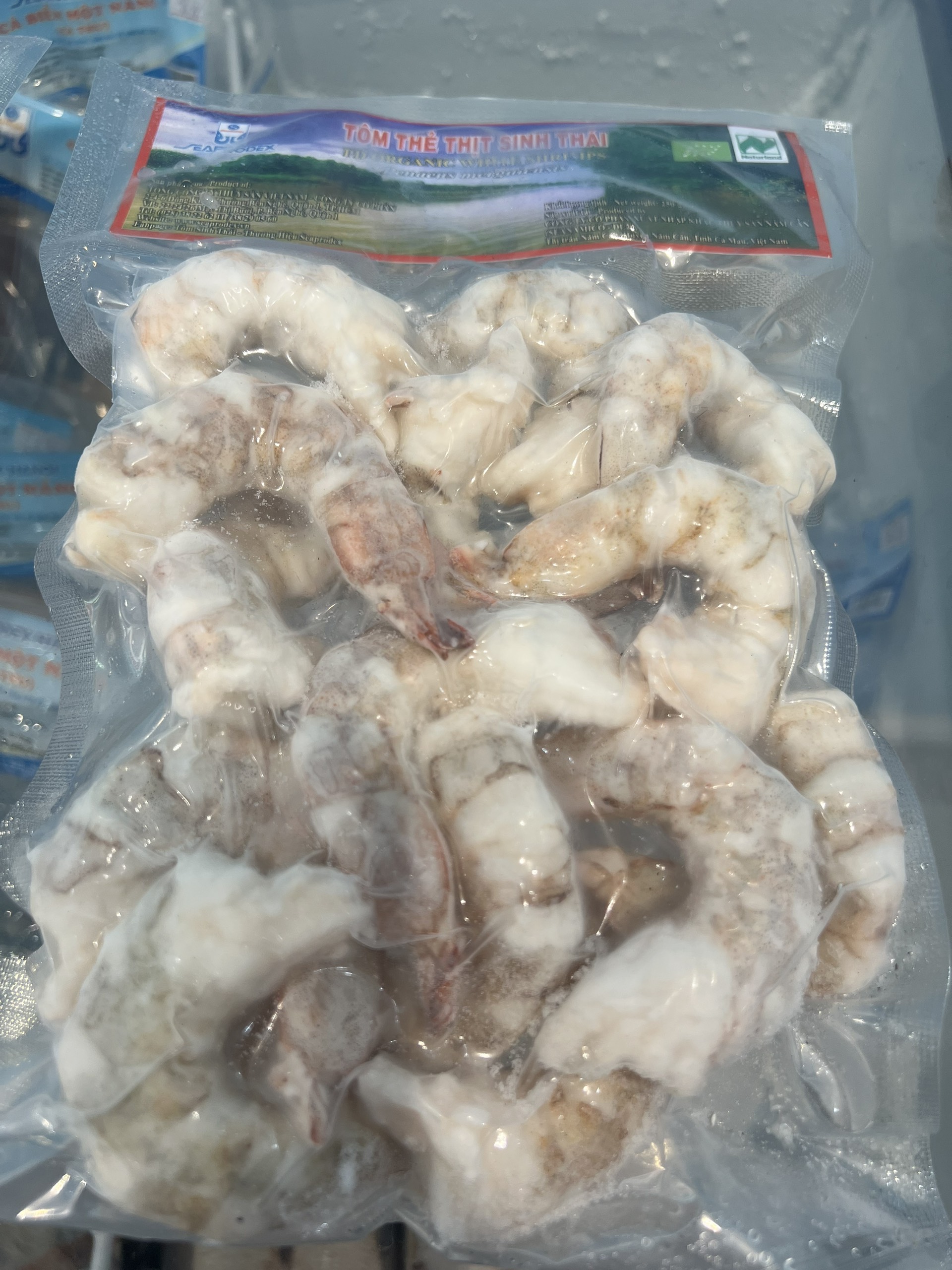 Tôm thẻ thịt sinh thái - Túi 250g