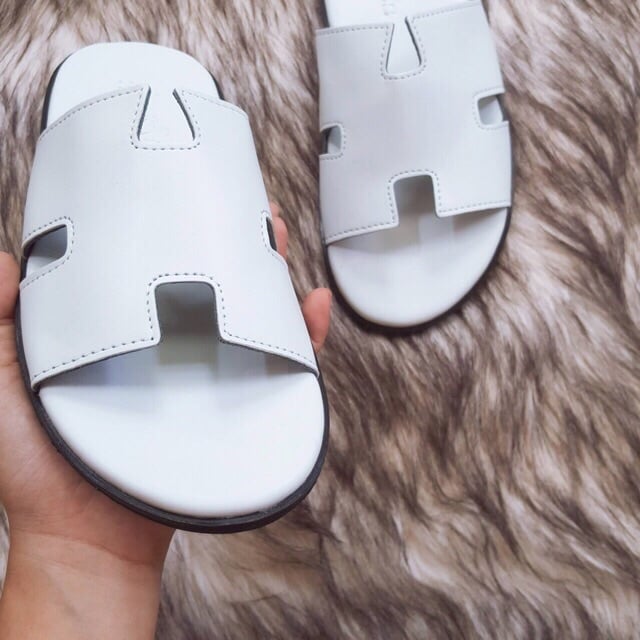 Dép lê da nam chữ H hàng mới đẹp