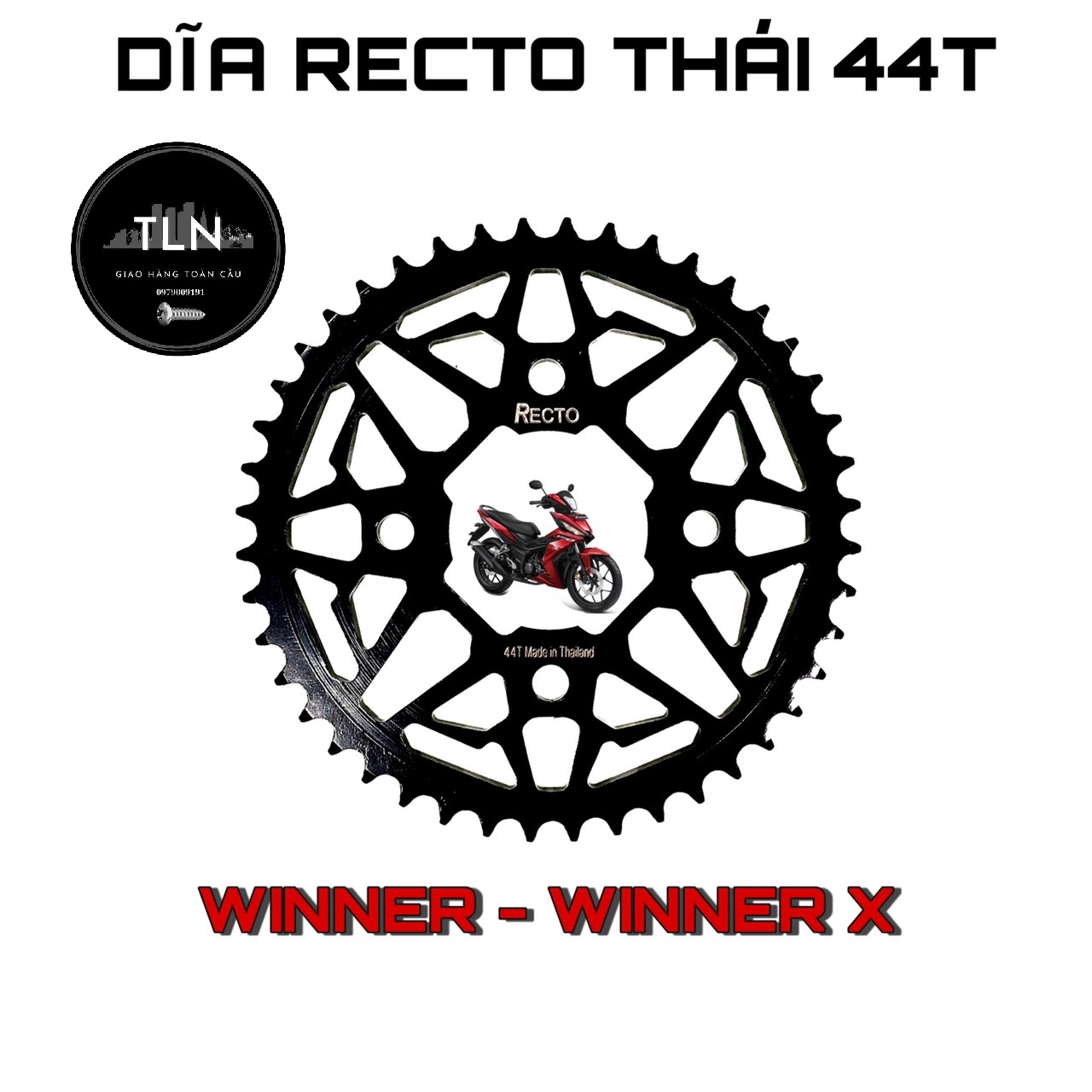 [HCM]DĨA RECTO THÁI WINNER - WINNER X 44T