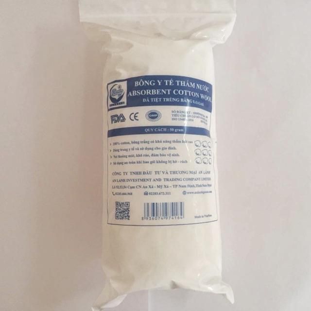 Bông cuộn y tế tiệt trùng bông quick nurse