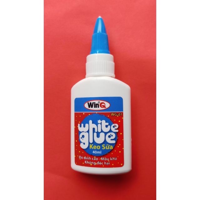 [HCM]Keo sữa white glue 40 ml ( dùng để dán giấy viền giấy dán tường )
