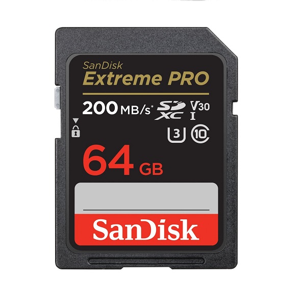 Thẻ nhớ sd sandisk extreme pro uhs-i 64gb 200mb/s