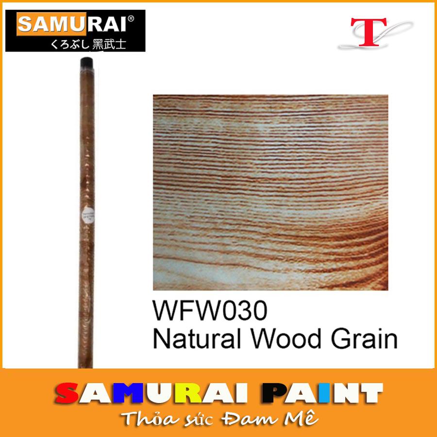 Sơn samurai film chuyển nước - Phim nhúng nước vân gỗ WFW030 sơn xịt samurai