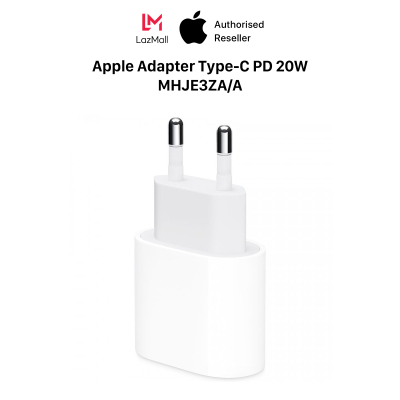 Apple Adapter Type-C Power Delivey 20W - Genuine VN/A - 100% New (Not Activated, Not Used) - MHJE3ZA/A