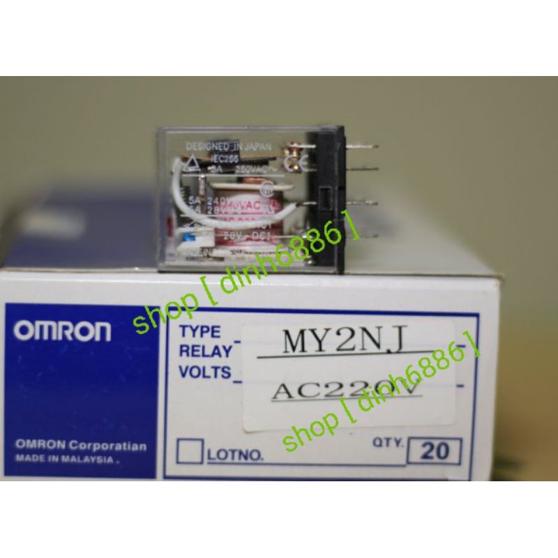 Rơ le, relay trung gian 8 chân MY2N 220V