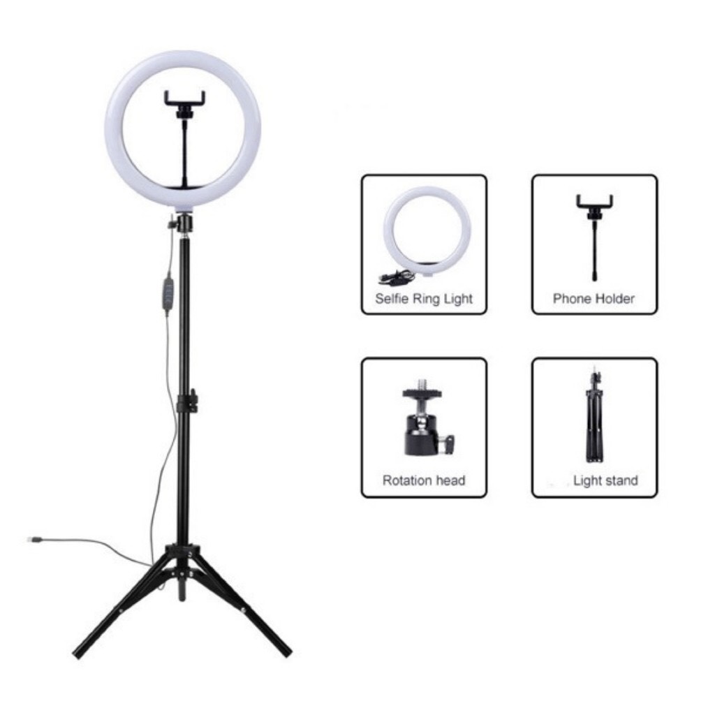 [GIẢM SỐC] ĐÈN LIVESTREAM 26CM CÓ ĐIỀU KHIỂN