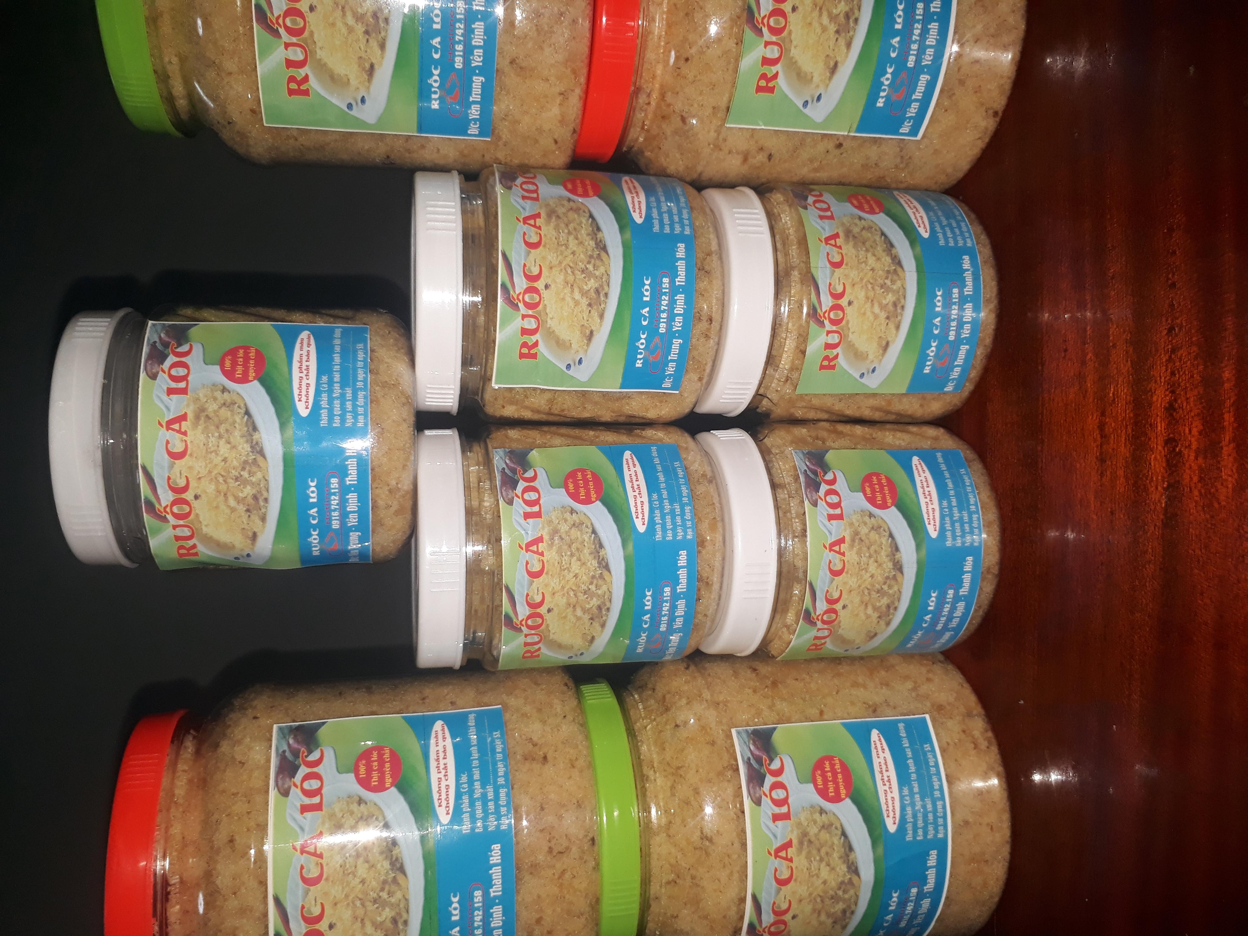250GRAM RUỐC (CHÀ BÔNG) CÁ LÓC (100% THỊT CÁ LÓC NGUYÊN CHẤT) !
