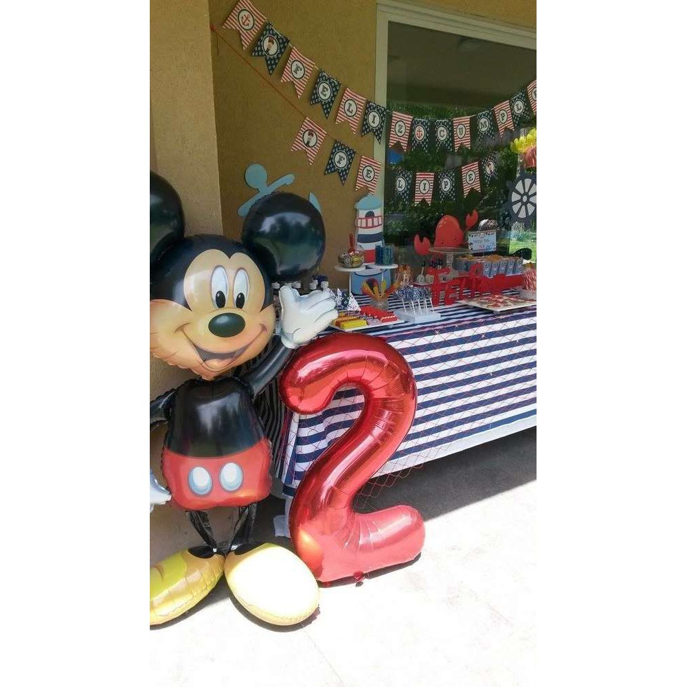Bóng kiếng hình chuột Mickey size 80cm