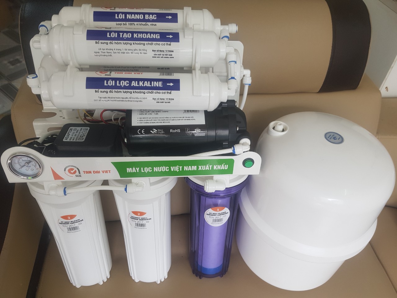 Máy lọc nước RO Tân Đại Việt 7 cấp lọc