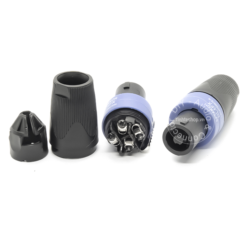 Jack cắm loa spekon 4 lõi 2 chiếc - Phích cắm loa