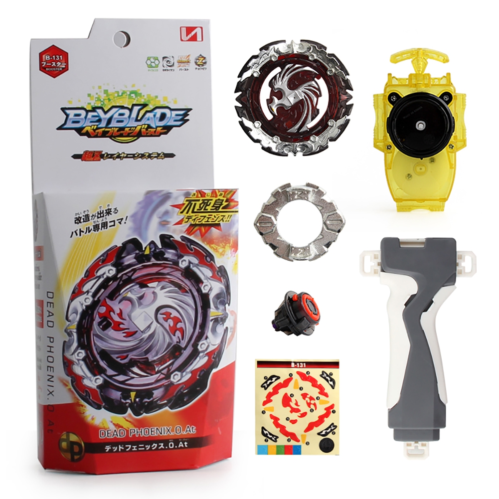 ASTELLA Metal B-131 Dead Phoenix Beyblade Burst Blast Gyroscope with Handle Launcher
