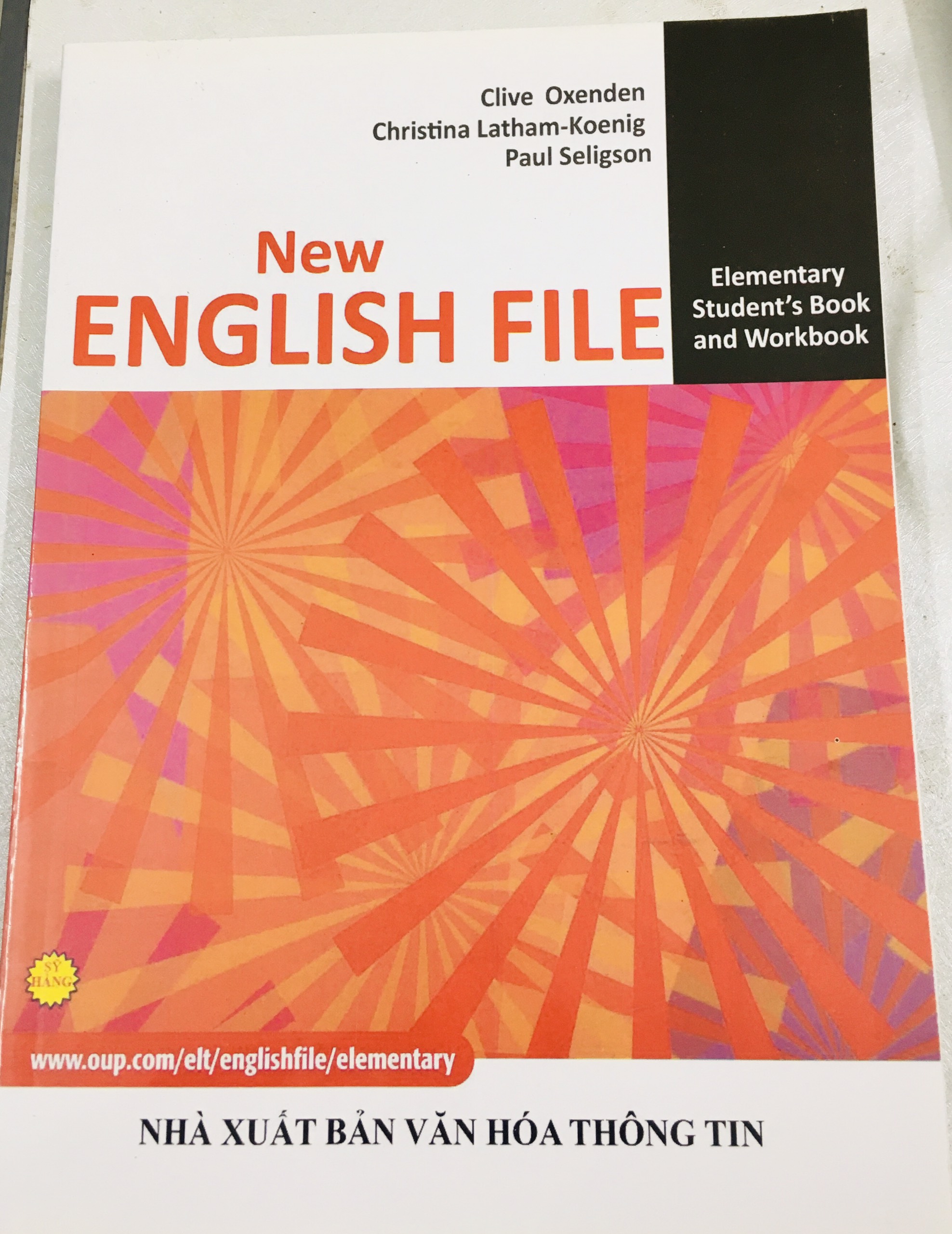 Sách : New English File - Elementary Student's Book anh Workbook