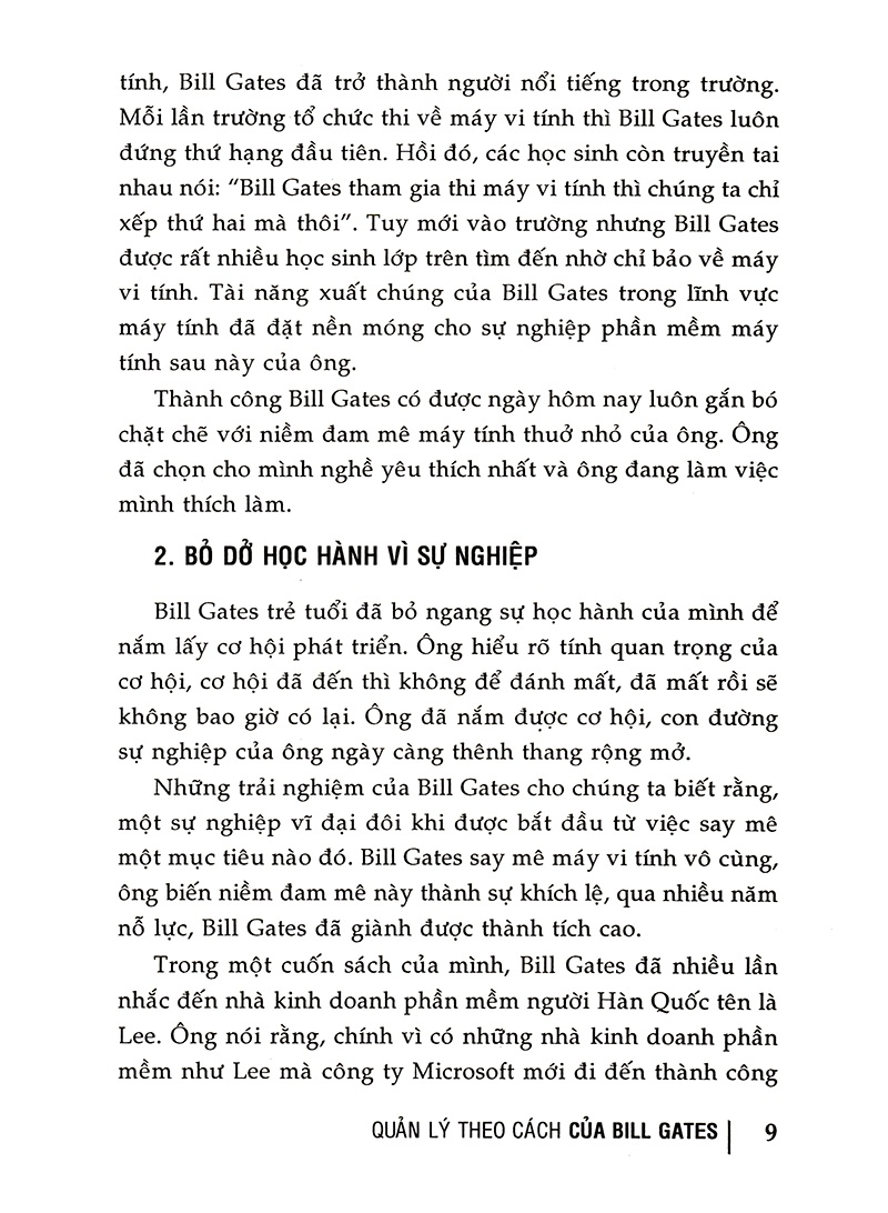 CHIÊU BÀI QUẢN LÝ VÀNG CỦA BILL GATES