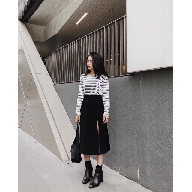 🏵Váy Voan Xẻ Tà