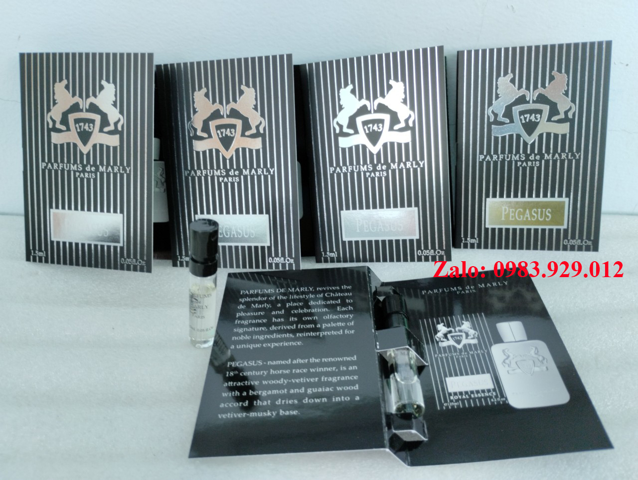 Nước hoa Vial Perfums De Marly các mùi