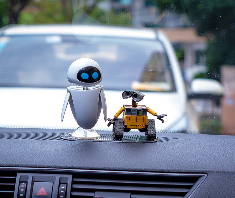 Mô hình nhân vật Wall-E, EVE phim Robot biết yêu cao 7cm