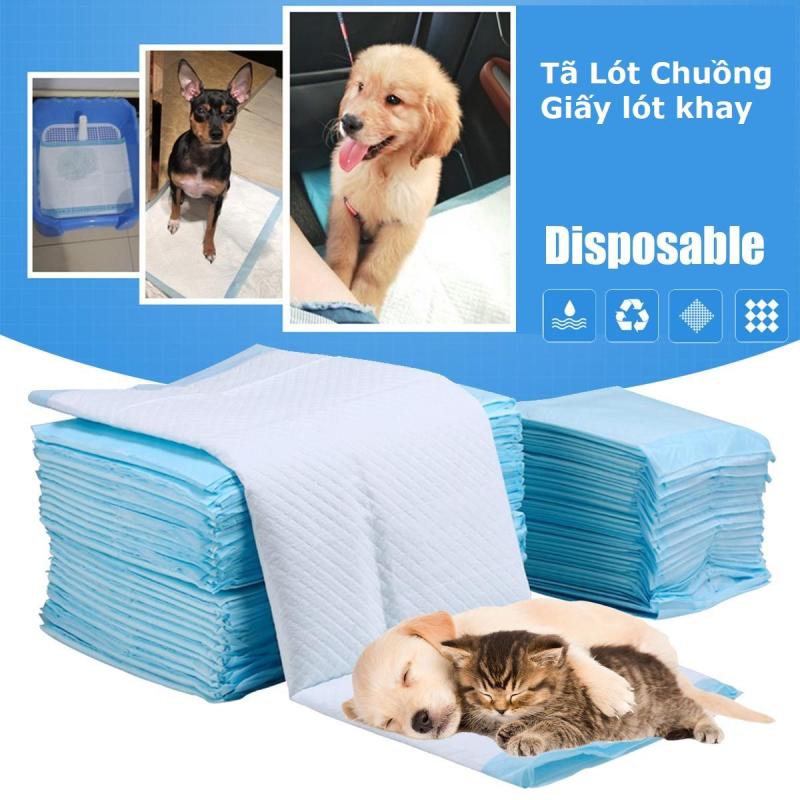 STVX -(Lẻ 10 miếng) Miếng tã lót khay vệ sinh chó / tã lót chuồng chó / giấy lót chuồng chó mèo / tã giấy lót chuồng chó, lót sàn xe/ giấy vệ sinh chuột hamster