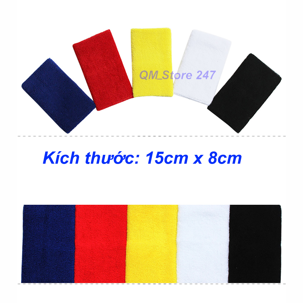 Băng đeo thấm mồ hôi tay BT15 dài 15cm (1 đôi)