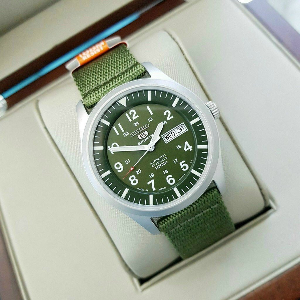 Đồng hồ nam SEIKO Automatic dây dù máy nhật