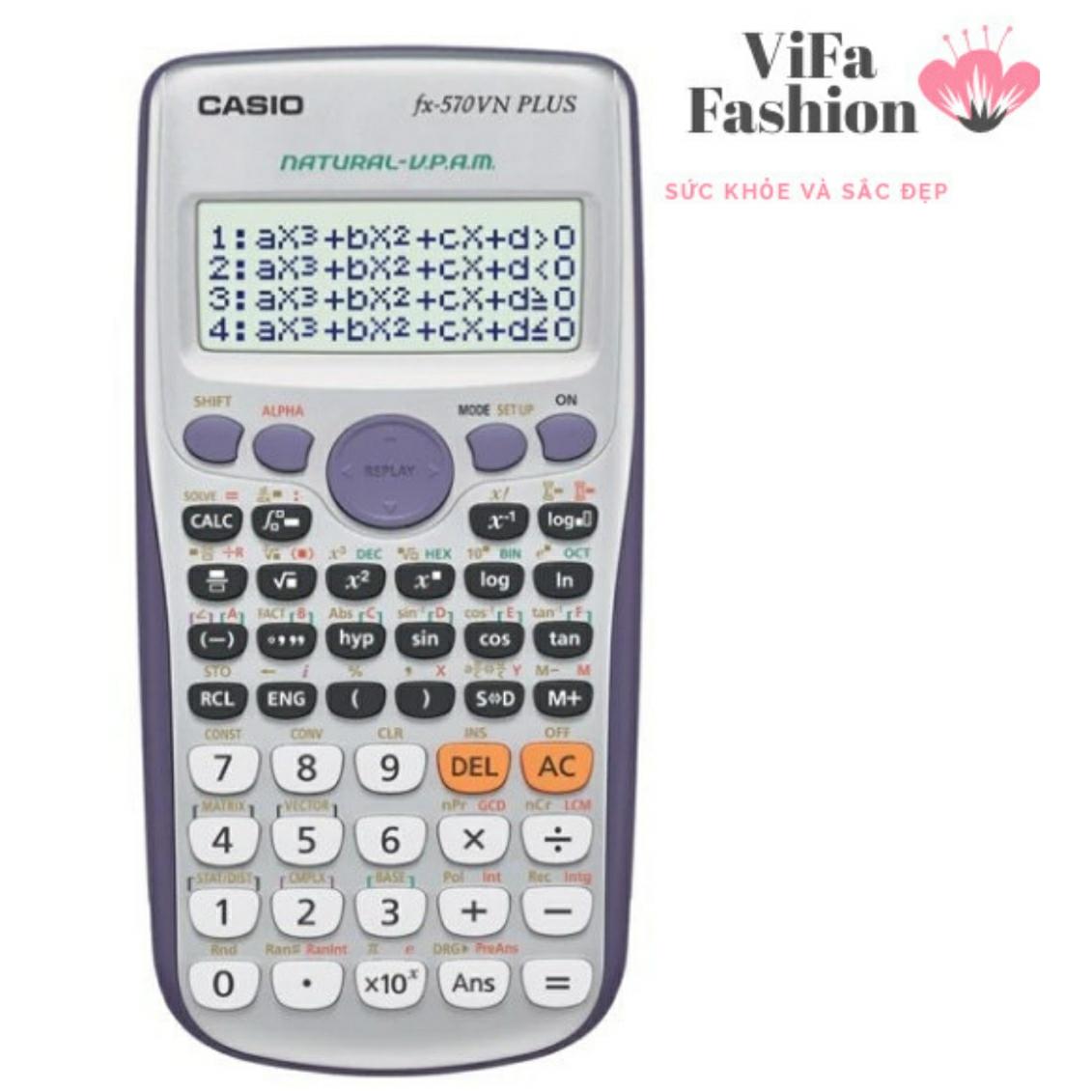 [HCM]Máy tính học sinh CASIO FX 570VN PLUS nhập khẩu