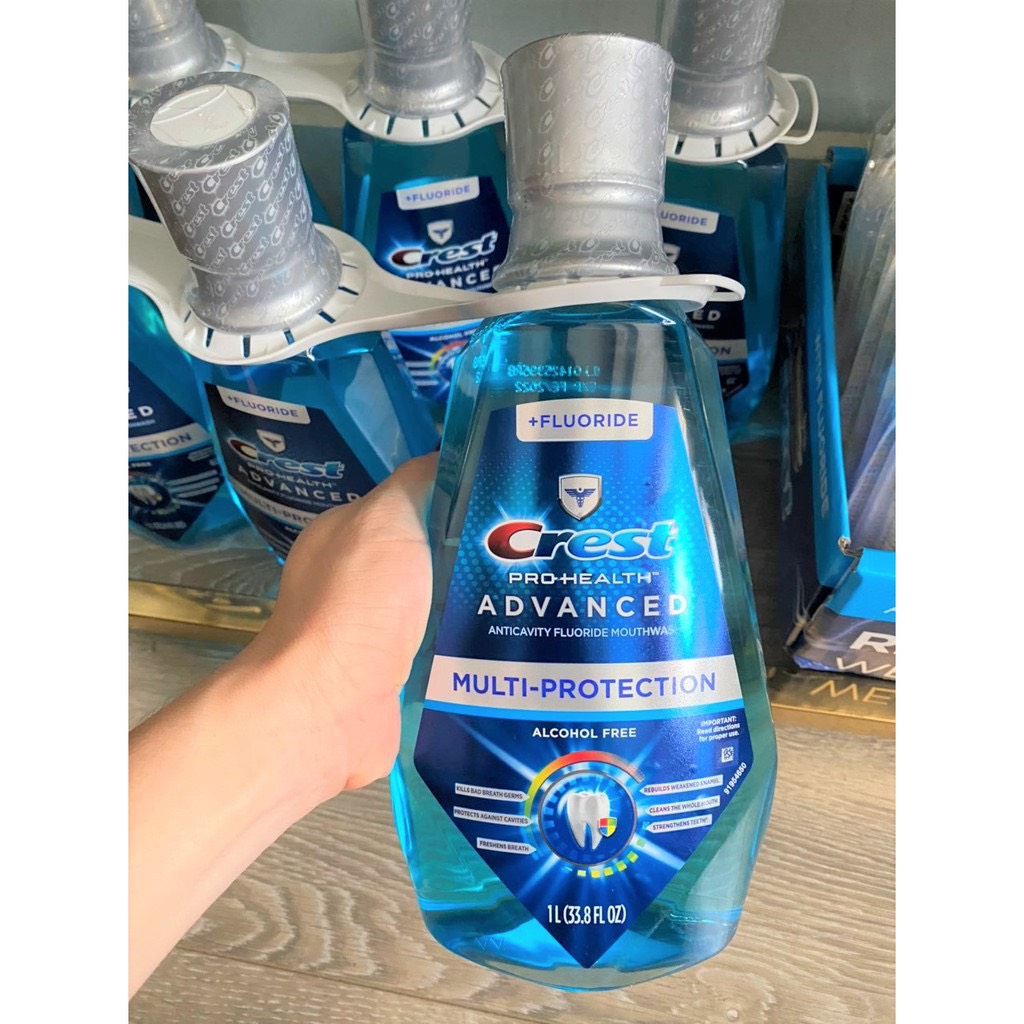 Nước Súc Miệng CREST 3D WHITE 1L Của Mỹ