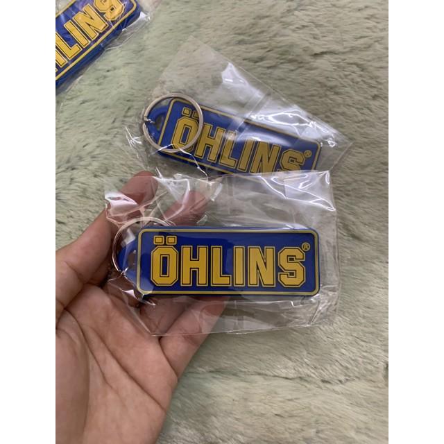 Móc khoá chữ Ohlins cao su Silicon siêu đẹp . DoChoiXeMay