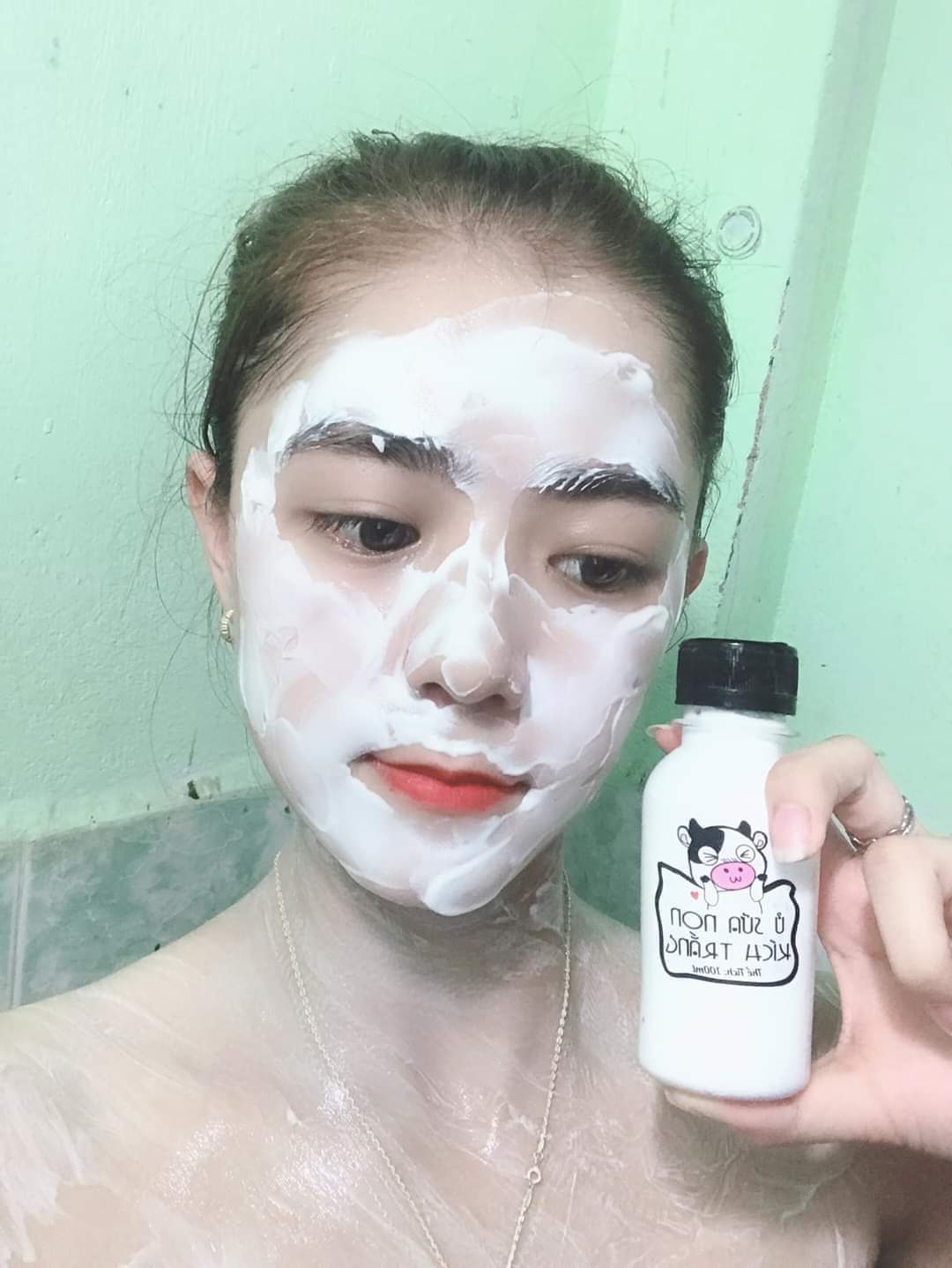 Combo 15 chai Ủ sữa non kích trắng con bò 100ml