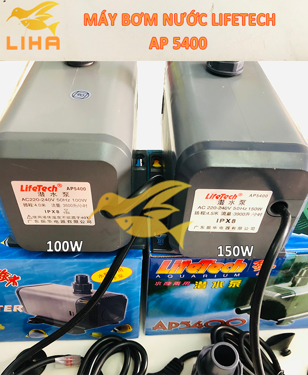 Máy Bơm Lifetech AP5400 - Bơm Nước Hút Cặn Cho Bể Cá
