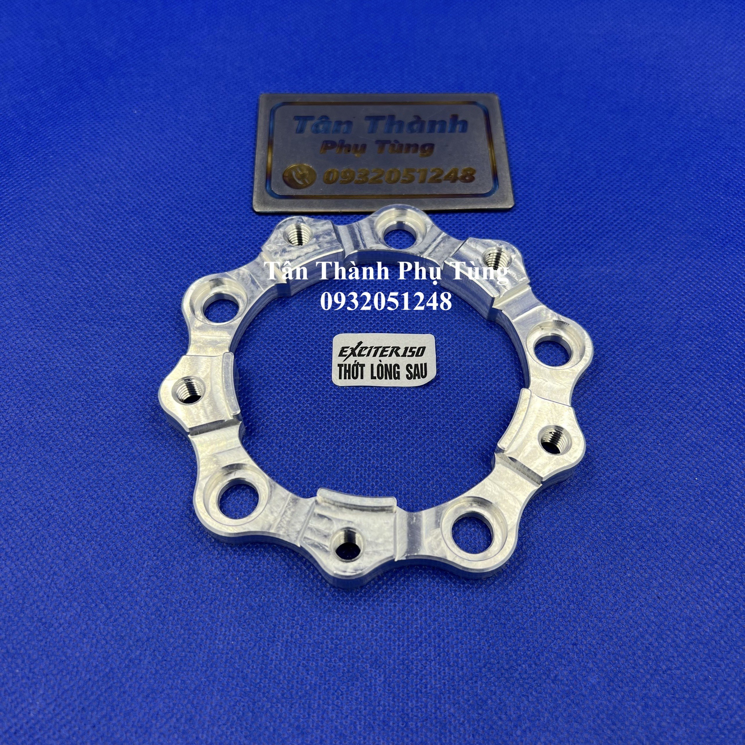 Thớt lòng sau Exciter 150 nhôm CNC