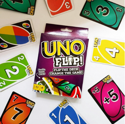 Bài UNO FLIP 112 lá Đồ chơi trẻ em thẻ bài Boardgame