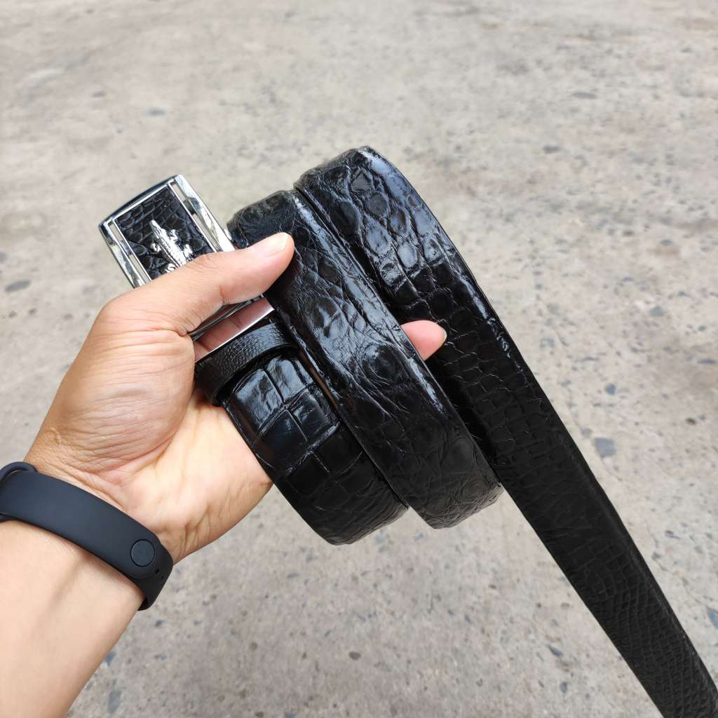 [FREE SHIP] Dây nịt da cá sấu. Da thật đẹp bền đẳng cấp