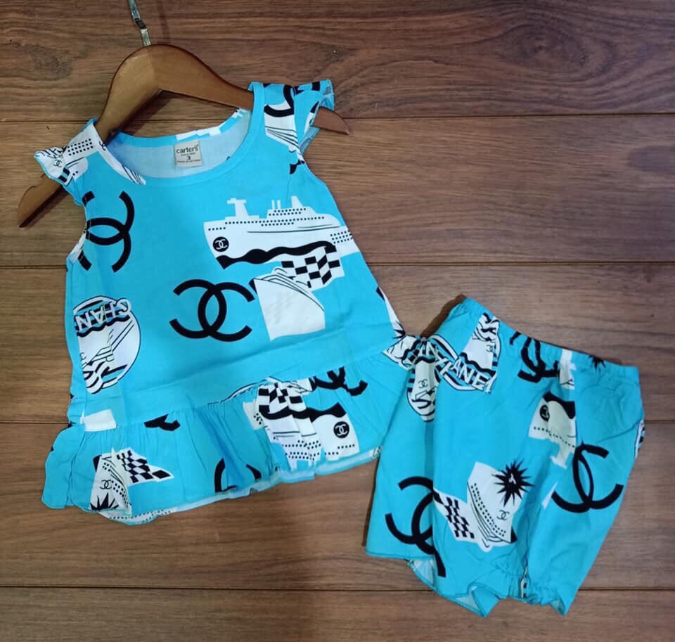 [4kg-16kg] Đồ bộ bé gái vải tôn lanh siêu xinh