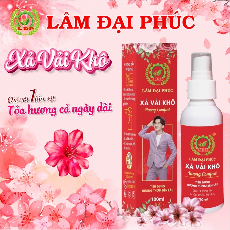 22014 - Nước Xịt Xả Vải Khô ( Màu Đỏ ) Lâm Đại Phúc