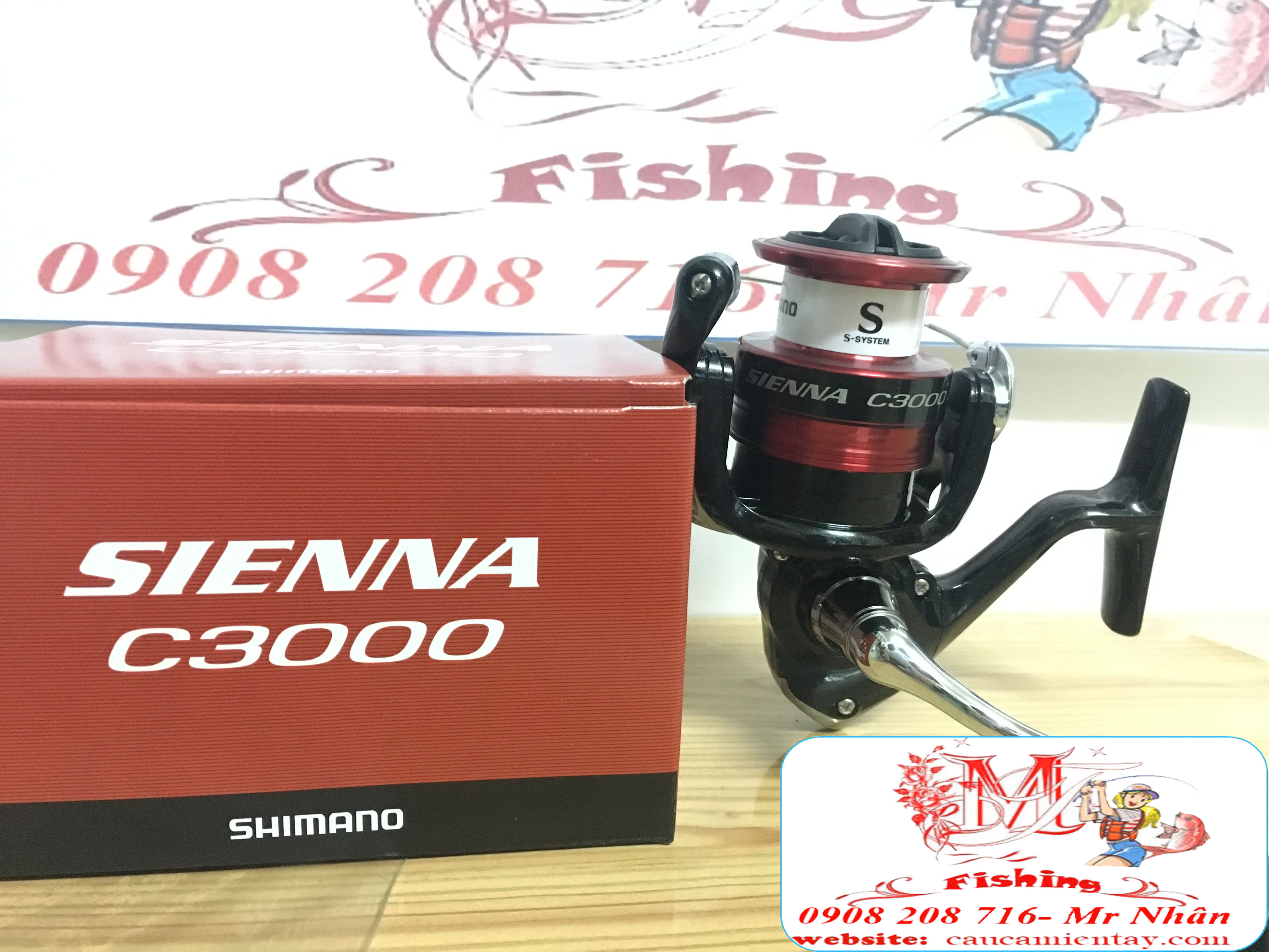 Máy Câu Cá Shimano Sienna 2019