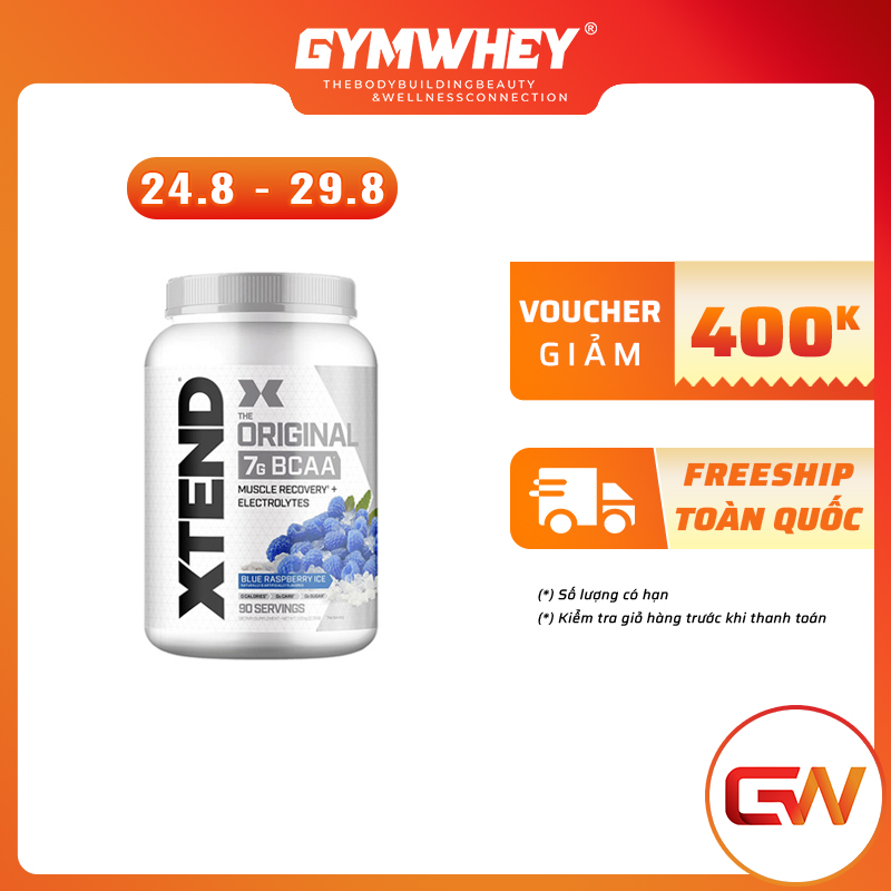 Thực Phẩm Bổ Sung Chống Dị Hóa Cơ Bắp Xtend BCAA 90 lần dùng 1.1kg Scivation - Từ Châu Âu
