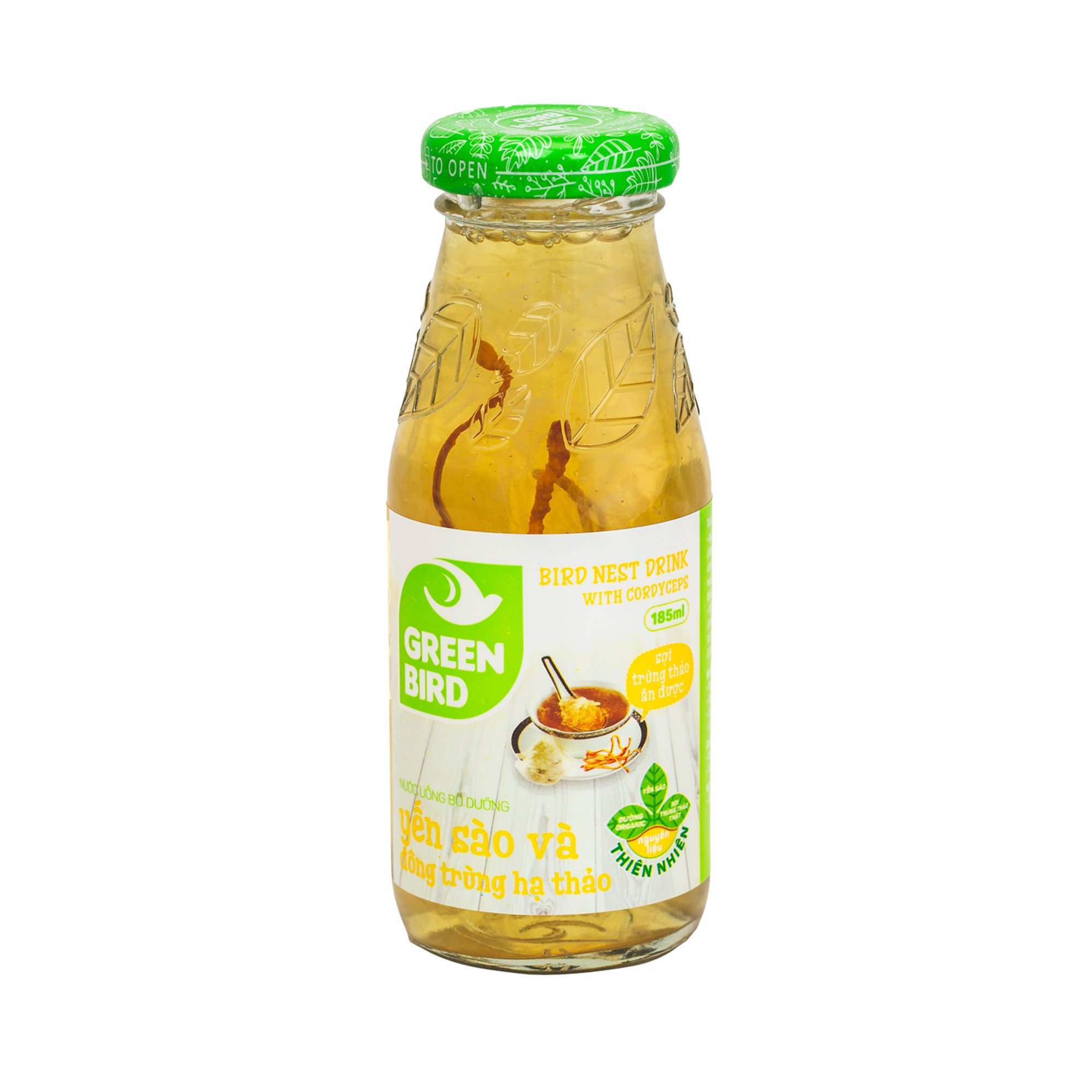 CHAI NƯỚC YẾN SÀO & ĐÔNG TRÙNG HẠ THẢO - NUTRINEST  185ml